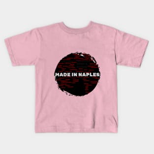 Made In Naples Hoods Born & Raised By Abby Anime (c) Kids T-Shirt